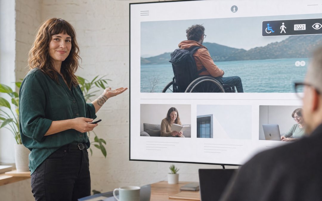 Barrierefreies Webdesign, das hochwertig aussieht
