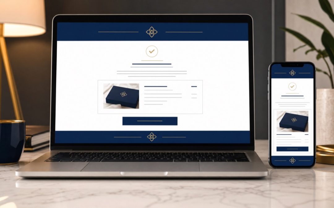 Symbolbild zum Thema WooCommerce-Transaktionsmails: professionelle Gestaltung von Bestell- und Versandbestätigungen im Onlineshop