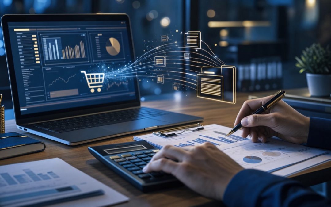 Symbolbild zum Thema WooCommerce-Buchhaltung: Bestelldaten, Steuer und Buchhaltungs-Export
